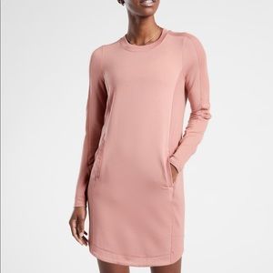 Athleta balance dress, light mauve size XL.